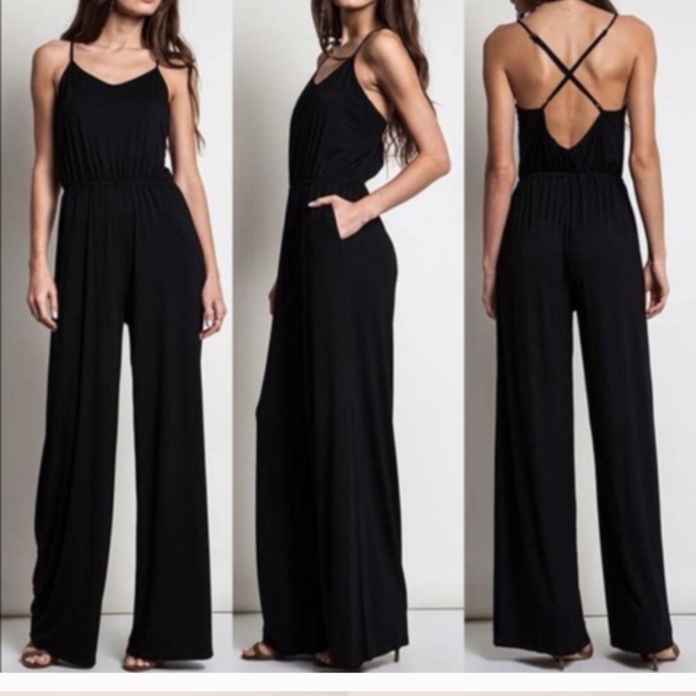 Final Price! Black jumpsuit small - Picture 2 of 5